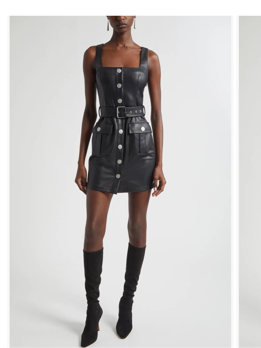 New! L’agence Button-Front Dress